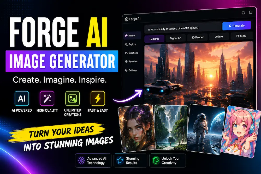 Image of forge ai image generator