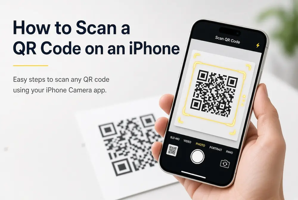 Image of How to Scan A QR Code On An Iphone