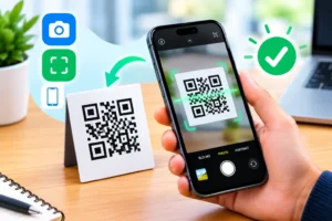 how to scan a QR code on your own phone Image